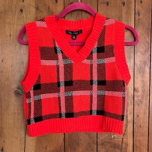 NWT Say What Shorty Sweater Vest Size Small